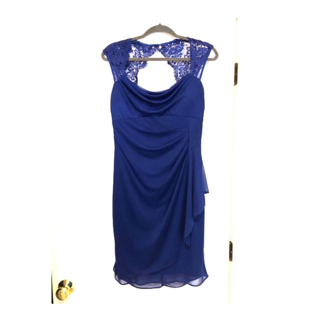 Purple cocktail dress